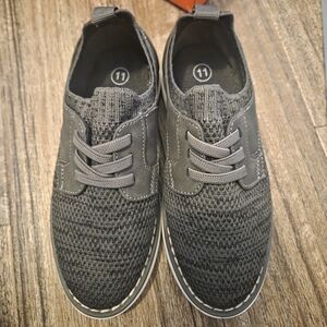 Cat & Jack Charcoal Knit Slip-On Oxford